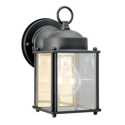 Westinghouse Lighting 6697200 1 Light 8 inch Textured Black Outdoor Wall Lantern