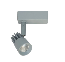 NORA Lighting NTE-850L40X10AS Aiden LED Track Head Light, Wattage 10W, Color Temperature 40K,  Spot/Flood, Silver