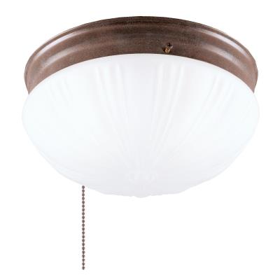Westinghouse Lighting 6720200 2 light sienna flush mount ceiling light with frosted fluted glass