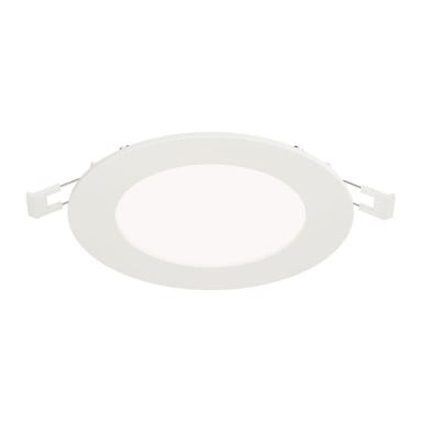 Maxim Lighting 67705WTWT Slim LED Flat Recessed Downlight Bottom View White