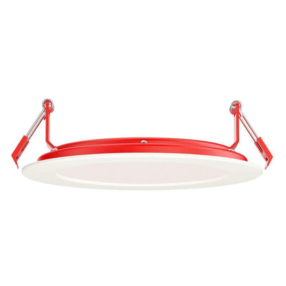 Maxim Lighting 67716WTWT Slim Fire LED Down Light Flush Mount side profile view