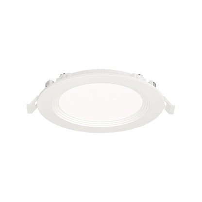Maxim Lighting 67725WTWT Slim Baffle 1 Light 4.75 inch White LED Flush Mount Down Light Side View