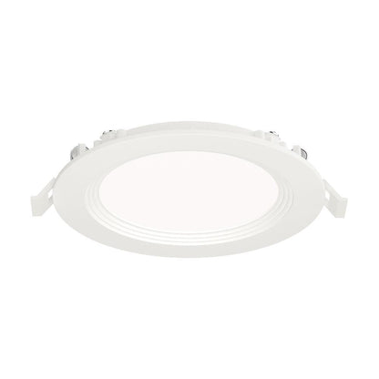 Maxim Lighting 67727WTWT Slim Baffle 1 Light 6.75 inch White LED Flush Mount Ceiling Light Side View