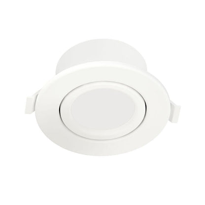 Maxim Lighting 67755WTWT Slim Gimbal LED Flush Mount Top View - Matte White