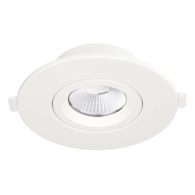 Maxim Lighting 67757WTWT Slim Gimbal LED Flush Mount White Close-Up