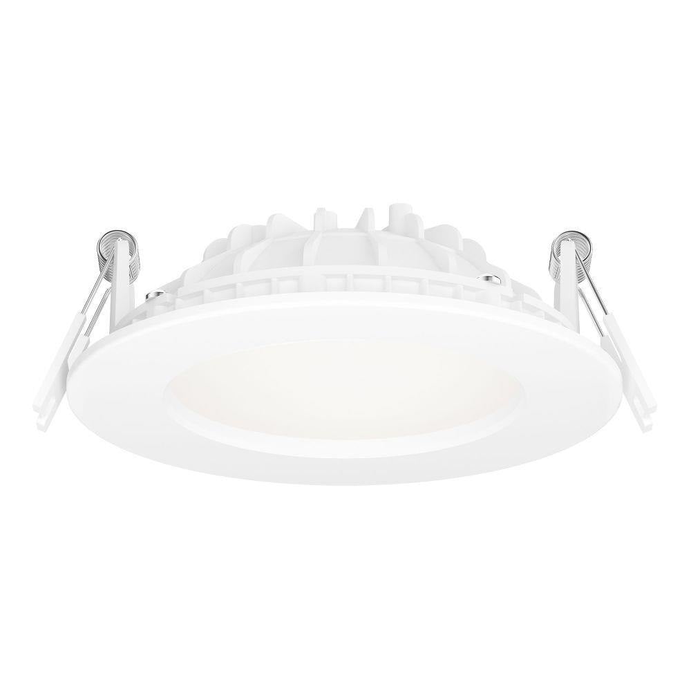 Maxim Lighting 67794WT Cove White LED Recessed Downlight Back and Top View