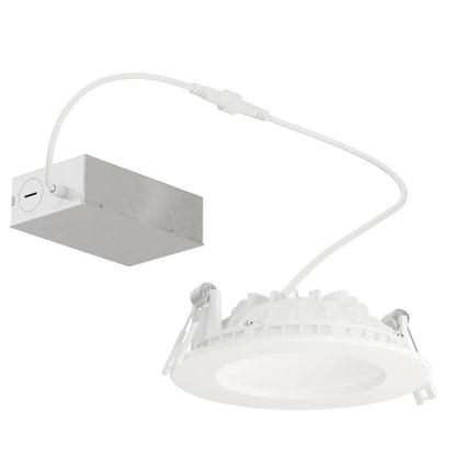 Maxim Lighting 67794WT Cove 1 Light White LED Recessed Downlight with Remote Driver and Junction Box