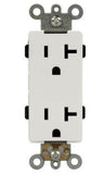 Enerlites 68150-I Hospital Grade 15A Duplex Receptacle, 5-15R, Ivory Finish