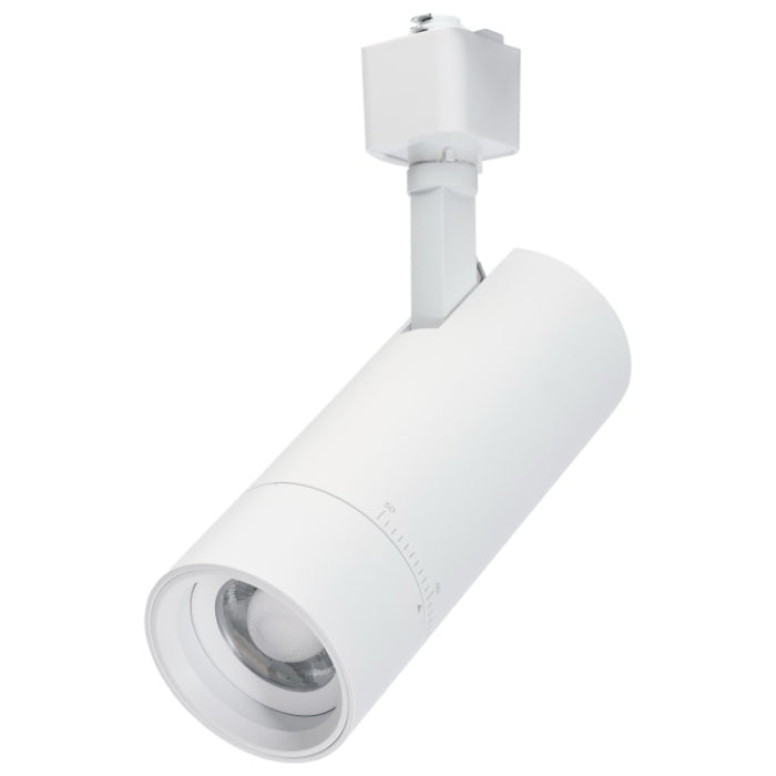 Nuvo TH731 LED Track Head, Adjustable Beam Angle, Wattage 15W, Multi-Color Temperature, Matte White