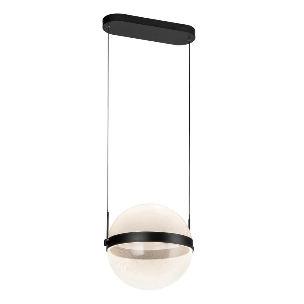 Kuzco Lighting PD75912-BK/LG-3CCT Pisces 13 inch LED Pendant in Black, Multi-Color Temperature Voltage 120V, Wattage 60W