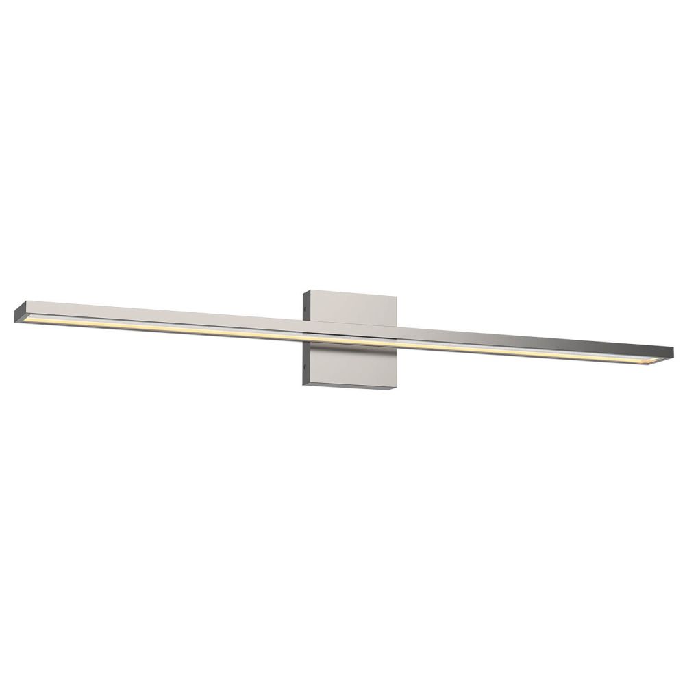 Kuzco Lighting VL63636-BN-UNV Brio 37 inch LED Bath Vanity Light in Brushed Nickel with Acrylic Light Guide Diffuser, Wattage 33W, Color Temperature 3000K