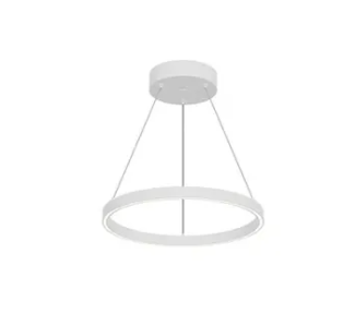Kuzco Lighting PD87118-WH-UNV-010 Cerchio 18" Wide LED Suspension Pendant, Color Temperature 3000K, Wattage 37W, White Finish