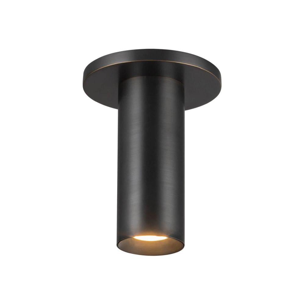 Kuzco Lighting SF90406-UB-UNV Mason 2 inch LED Semi-Flush Mount in Urban Bronze with Clear Acrylic TIR Optics, Color Temperature 3000K, Wattage 7W