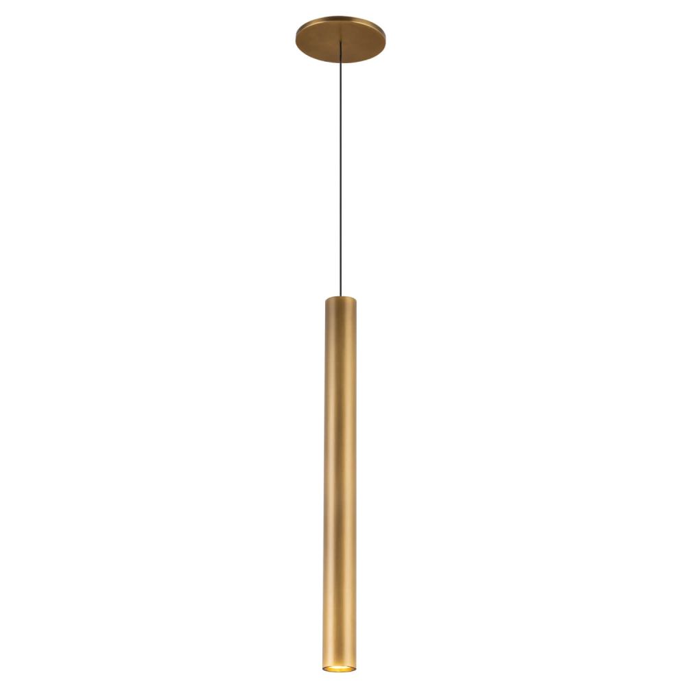 Kuzco Lighting PD90420-VB Mason 20 inch LED Pendant in Vintage Brass, Color Temperature 3000K, Voltage 120V