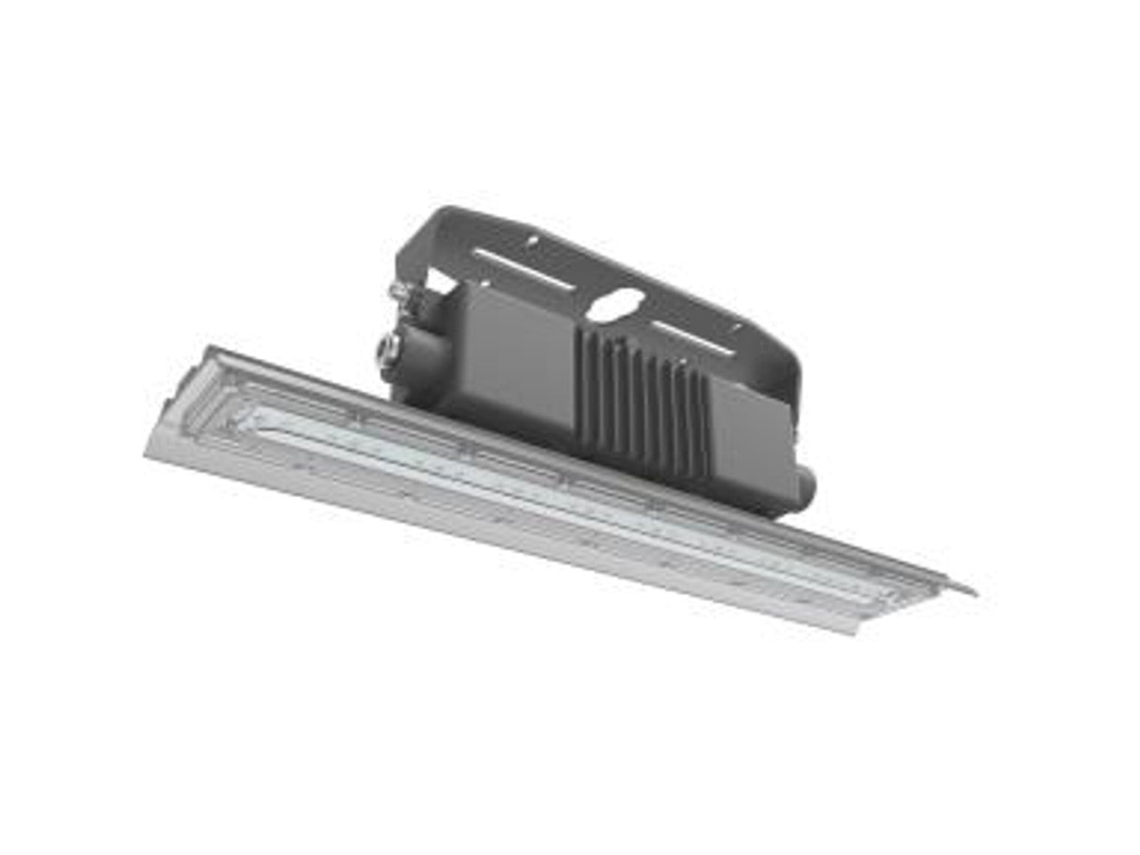 MaxLite HL-LI2440H 2Ft Hazardous Location Pendant Mount Linear Light, Wide Dist. CID2, CIID1, CIID2, CII, Wattage 40W, Voltage 200-480V, Color Temperature 5000K, Grey