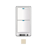 Wattstopper LMSW-102-I Digital Lighting 2-Button Wall Switch - Infrared - Voltage 24V - Ivory Finish