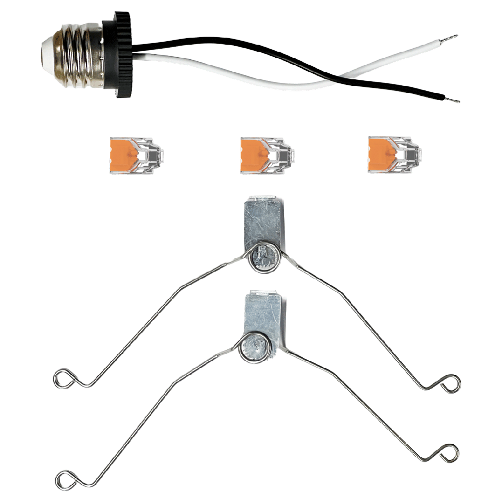 Lotus LED Lights 6RK-DL205-6 Retrofit Kit with E26 Adapter and Mounting Brakets
