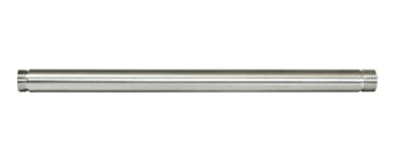 Dabmar Lighting ST-12-SS304 Stainless 304 Male Riser Stem with Coupling, Stainless Steel Finish
