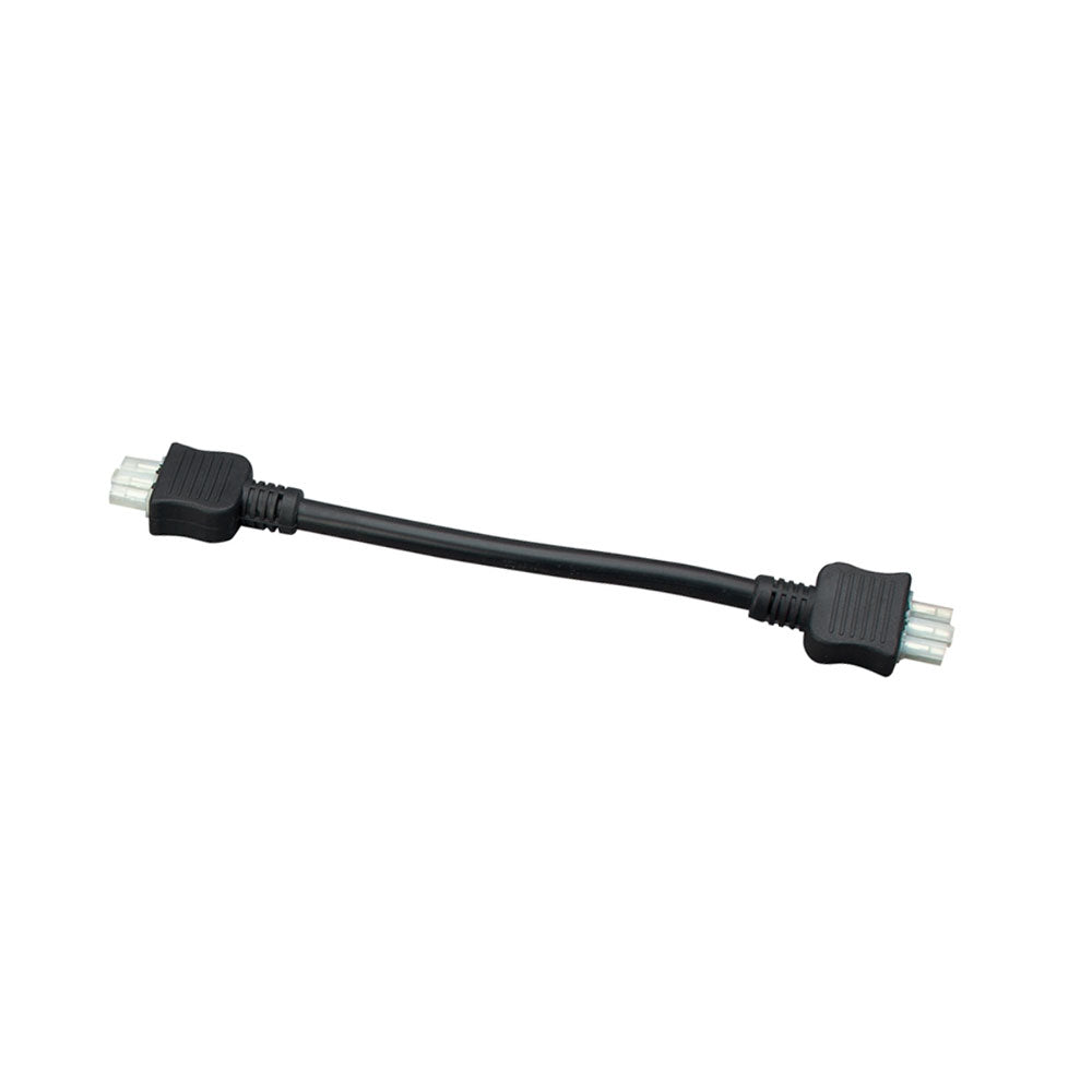 Visual Comfort Architectural 700UCJC06B Modern 6" Unilume Slimline Undercabinet Jumper Connector - Finish: Black