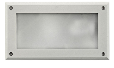 Dabmar Lighting DSL1001-L12-30K-W Cast Aluminum Open Face Step Light, 120-277V,G24, Color Temperature 3000K, White Finish