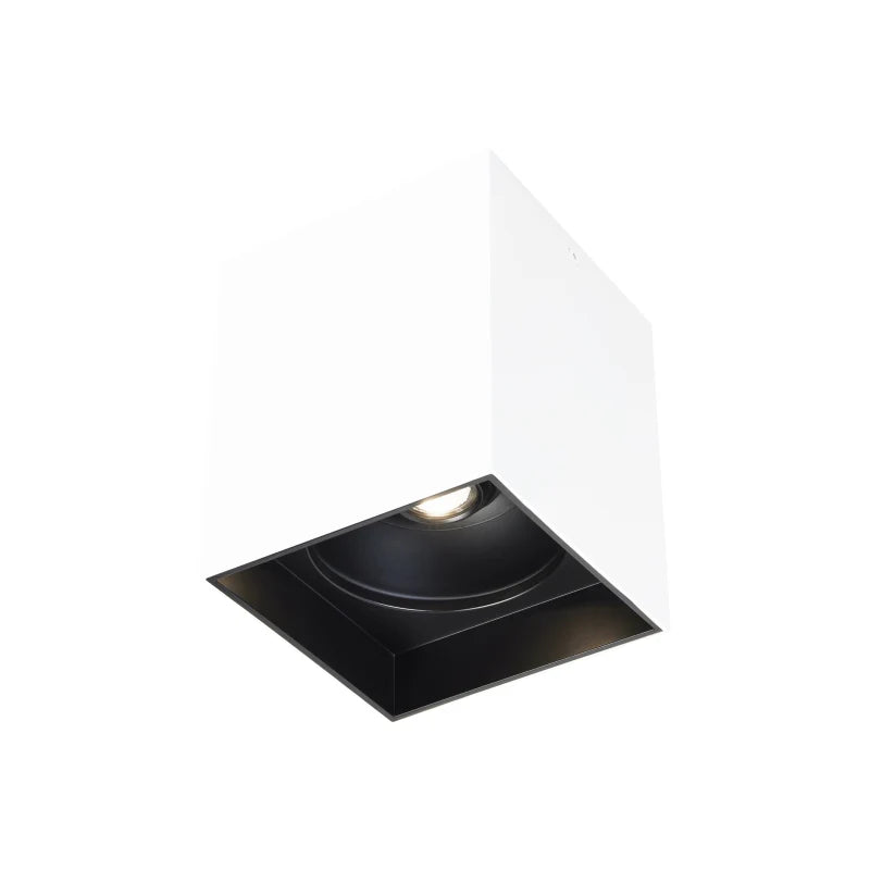 Visual Comfort Architectural 700FMEXO630WB-LED927 Exo 5" 14W, 2700K, 30° LED Flush Mount White Shade, Black Trim