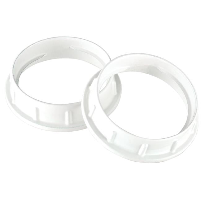 Westinghouse Lighting 7000100 white threaded socket rings 2 pack