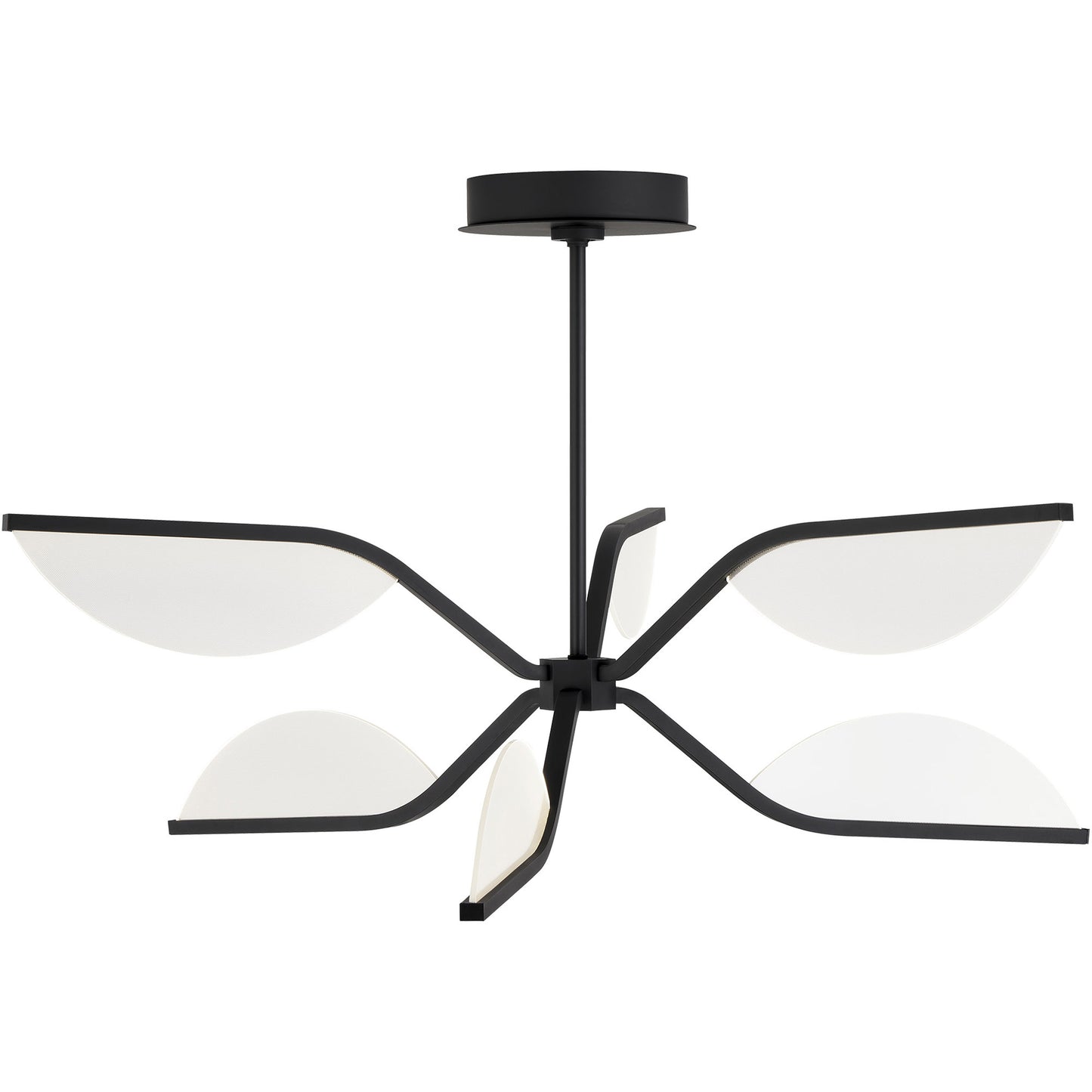 Visual Comfort Architectural 700BLT30B-LED935 Sean Lavin Belterra LED 29.9 inch Flushmount/Chandelier Ceiling Light, Integrated LED, Color Temperature 3500K, Matte Black
