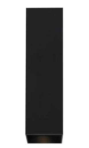Visual Comfort Architectural 700FMEXO1840BB-LED930 Exo 18" Tall LED Ceiling Light, Color Temperature 3000K, Beam Spread 40°, Black / Matte Black Finish