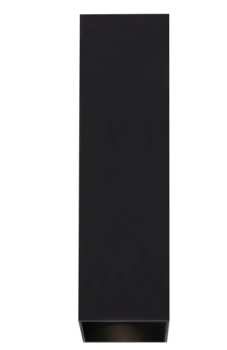 Visual Comfort Architectural 700FMEXO1860BB-LED930 Modern  Exo 18" Tall LED Ceiling Light, Color Temperature 3000K, Beam Spread 60°, Black / Black White