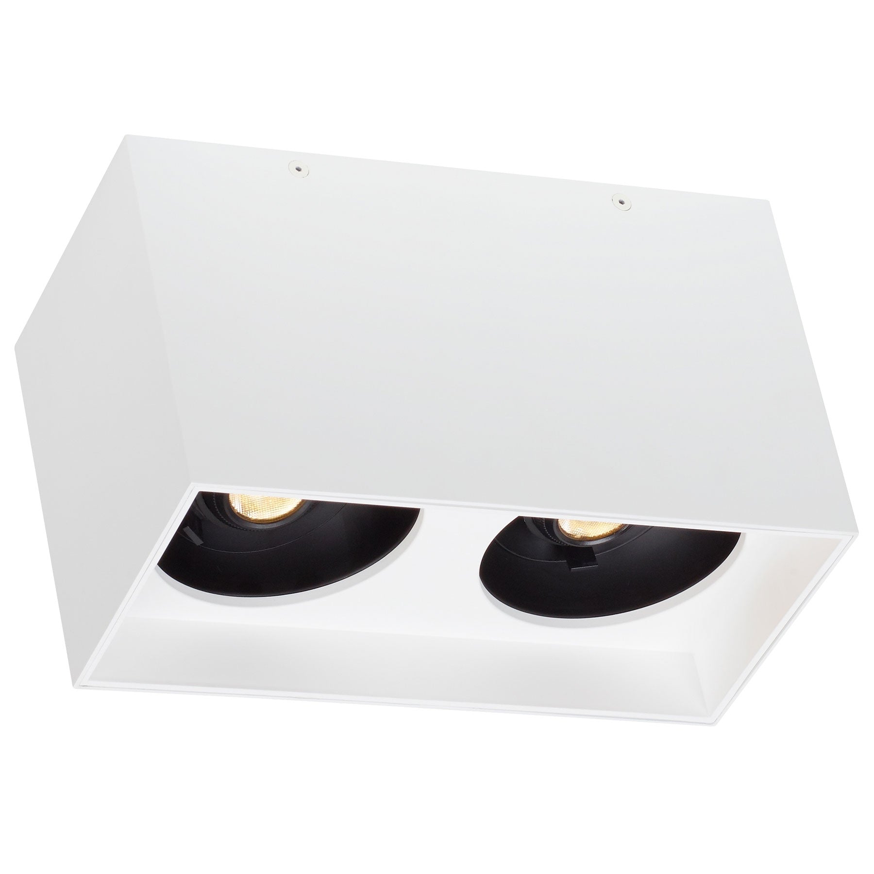 Visual Comfort Architectural 700FMEXOD620WW-LED935 Exo Dual Ceiling Light, Color Temperature 3500K, Beam Angle 20°, Matte White / White Finish