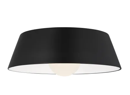 Visual Comfort Architectural 700FMJNIB-LED930-277 Joni Single Light 17" Wide LED Flush Mount Ceiling Fixture Light, 12.5W, 3000K - 277V