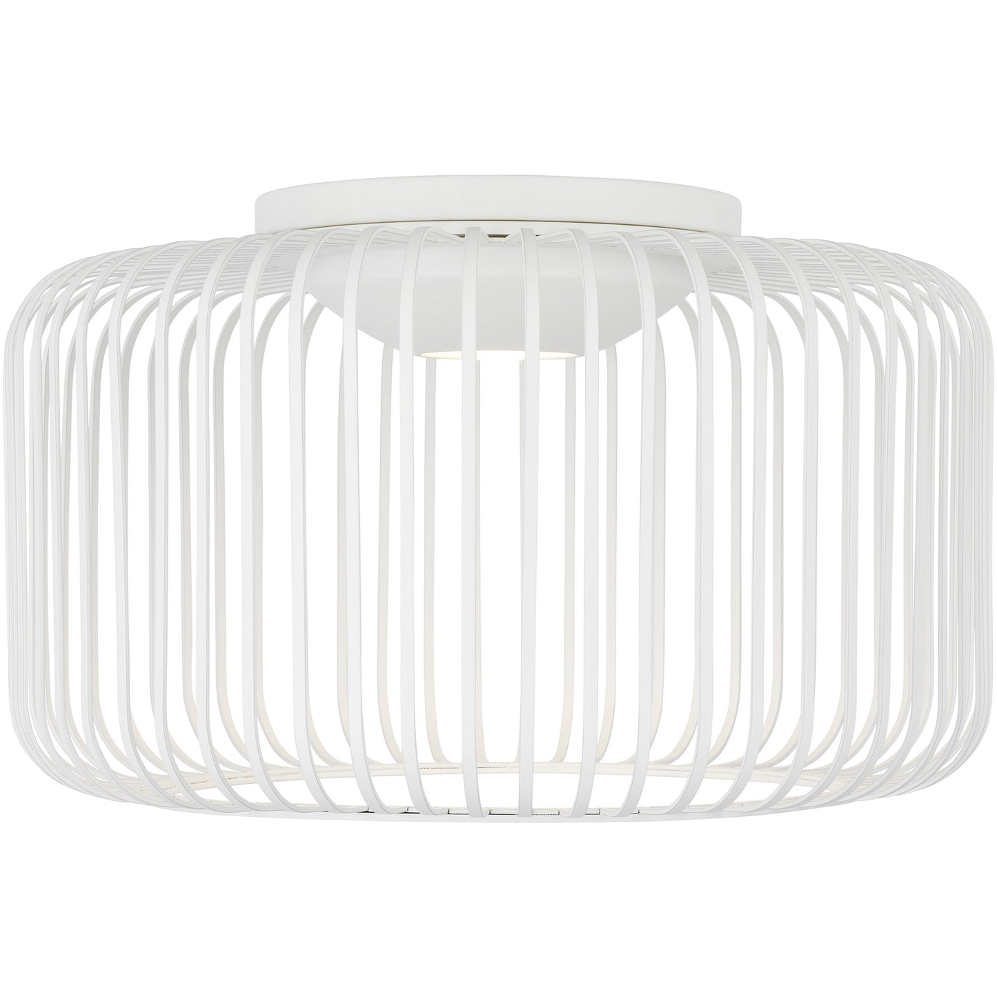 Visual Comfort Architectural 700FMKAI15W-LED930 Sean Lavin Kai LED 15 inch Matte White Flush Mount Ceiling Light, Integrated LED, 12.5 3000K
