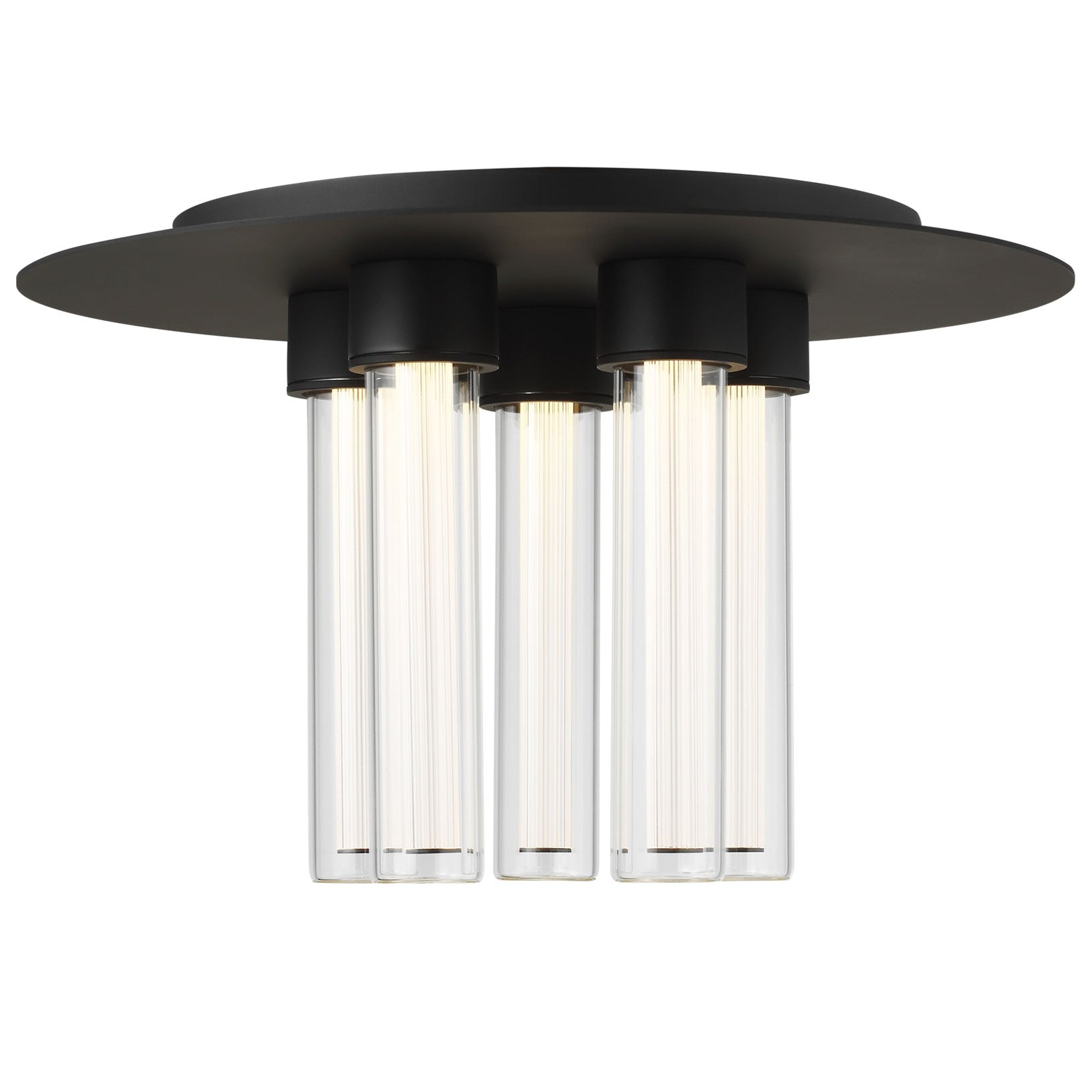 Visual Comfort Architectural 700FMKLA13B-LED927-277 Sean Lavin Kola LED 13 inch Flush Mount Ceiling Light LED, 90 CRI, Color Temperature 2700K, Voltage 277V, Integrated LED, Nightshade Black