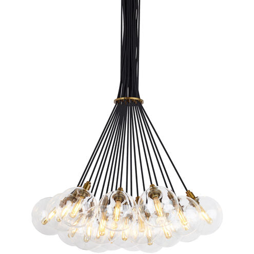 Visual Comfort Architectural 700GMBMP19CR-LED927 Sean Lavin Gambit LED 25 inch Aged Brass Chandelier Ceiling Light in LED , CCT 2700K