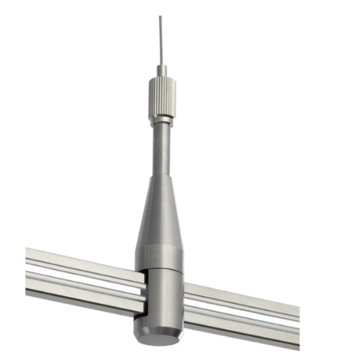 Visual Comfort Architectural 700MOSADJS 144" Monorail Rigid Standoff, Satin Nickel Finish