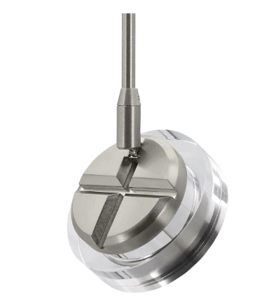 Visual Comfort Architectural 700MPBRM9303014CS 700MPBRM 3" LED Brim Head 14" Stem with Monopoint Canopy, Finish: Satin Nickel/Clear