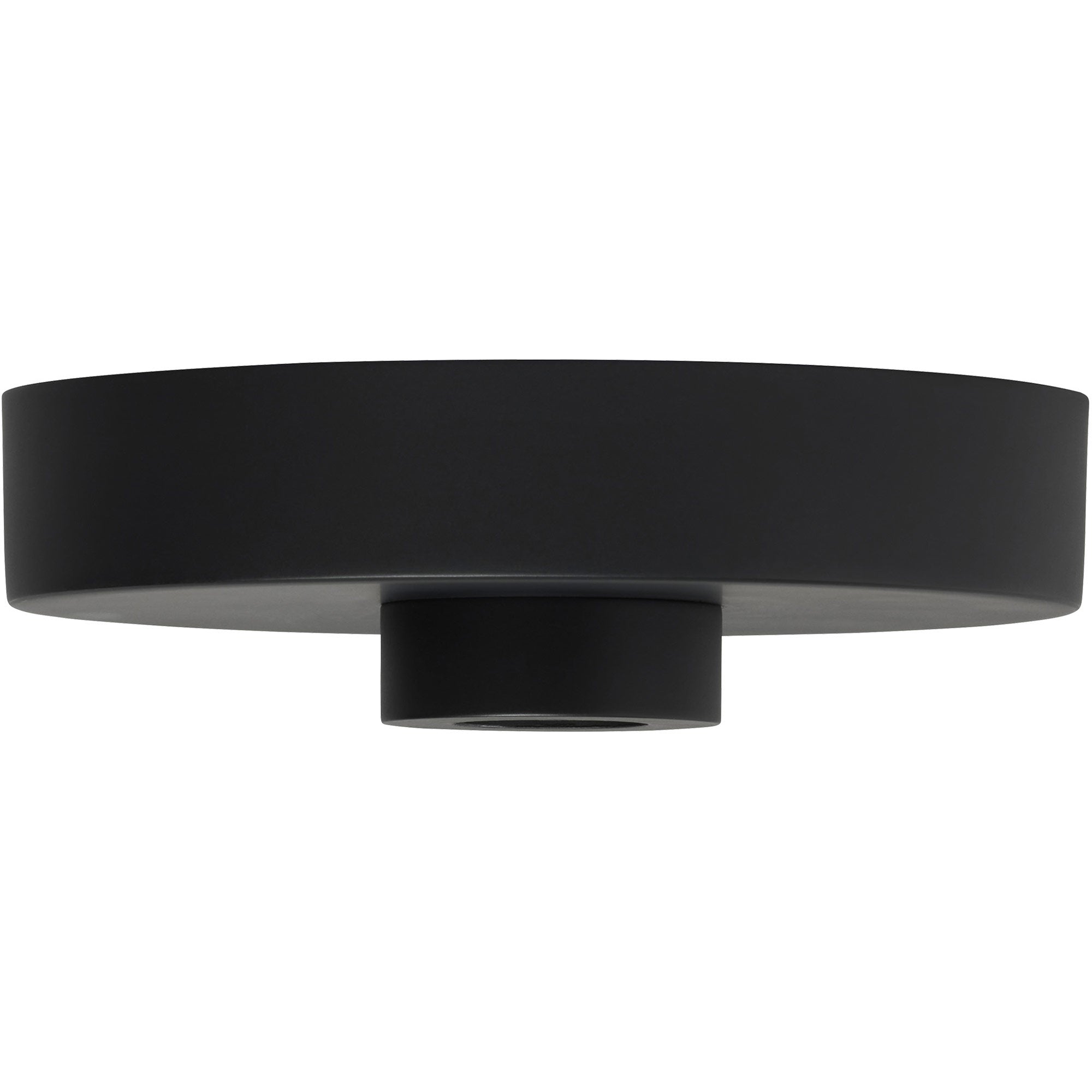 Visual Comfort Architectural 700SHLCNPY5MBK Line Voltage 5 Inch Shallow Canopy, Matte Black Finish