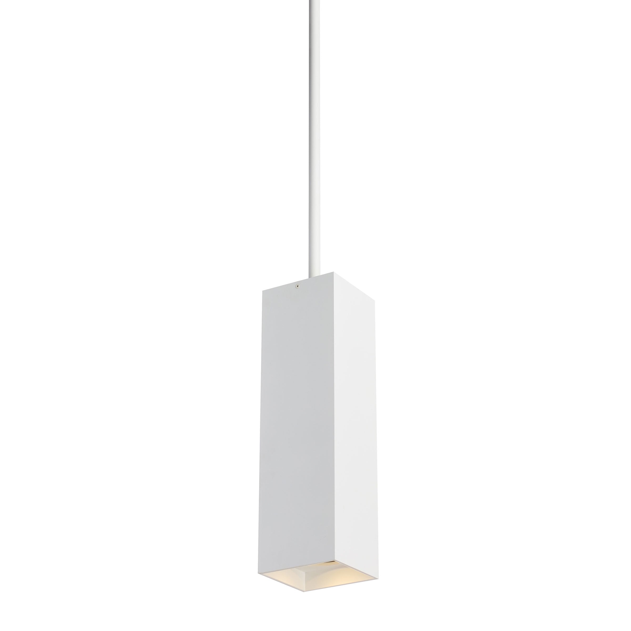 Visual Comfort Architectural 700TDEXOP184860WW-LED935 Sean Lavin Exo LED 5.2 inch White Pendant Ceiling Light in LED 90 CRI 3500K, 60 Degree, Matte White/White, 48 inch, Integrated LED, 14W, 120-277V
