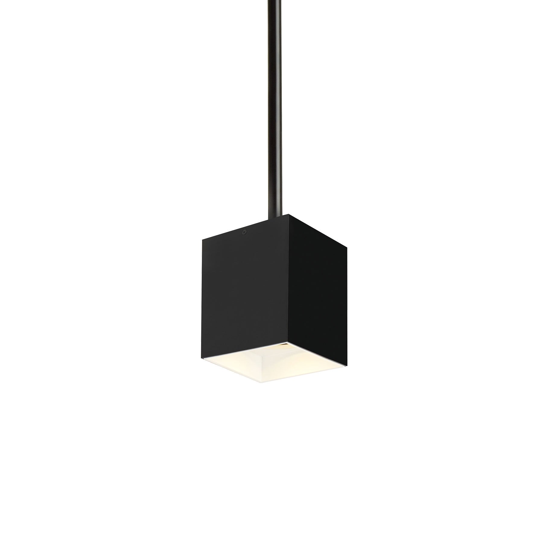 Visual Comfort Architectural 700TDEXOP61230BW-LED935 Sean Lavin Exo LED 5.2 inch White Pendant Ceiling Light in 12 inch, 30 Degree, LED 90 CRI 3500K, Matte Black/White, Integrated LED, 14W, 120-277V