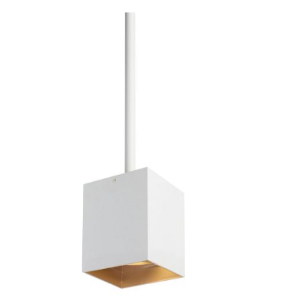 Visual Comfort Architectural 700TDEXOP61260WG-LED935 Sean Lavin Exo LED 5.2 inch Gold Haze Pendant Ceiling Light in 12 inch, LED 90 CRI 3500K, 60 Degree, Matte White/Gold Haze, Integrated LED, 14W, 120-277V
