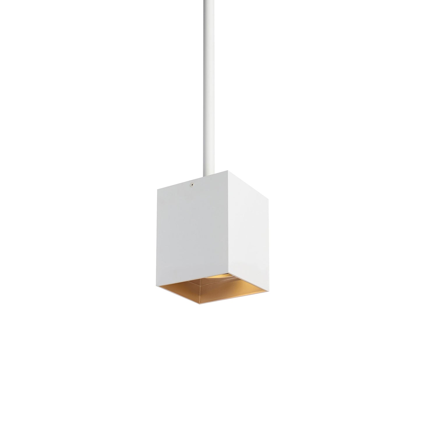 Visual Comfort Architectural 700TDEXOP62440WG-LED930 Sean Lavin Exo LED 5.2 inch Gold Haze Pendant Ceiling Light in LED 90 CRI 3000K, 40 Degree, Matte White/Gold Haze, 24 inch, Integrated LED, 14W, 120-277V