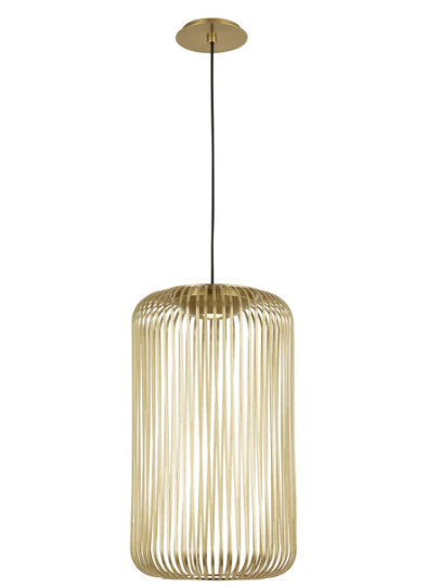 Visual Comfort Architectural 700TDKAI1BR-LED930 Sean Lavin Kai LED 12 inch Plated Brass Pendant Ceiling Light, Integrated LED, 12W, 3000K