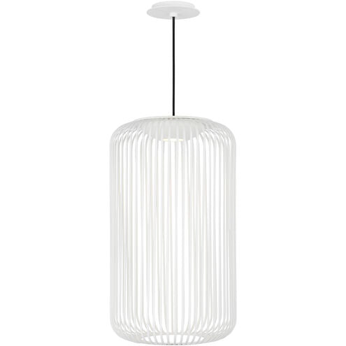 Visual Comfort Architectural 700TDKAI1W-LED930 Sean Lavin Kai LED 12 inch Matte White Pendant Ceiling Light, Integrated LED, 12W, 3000K