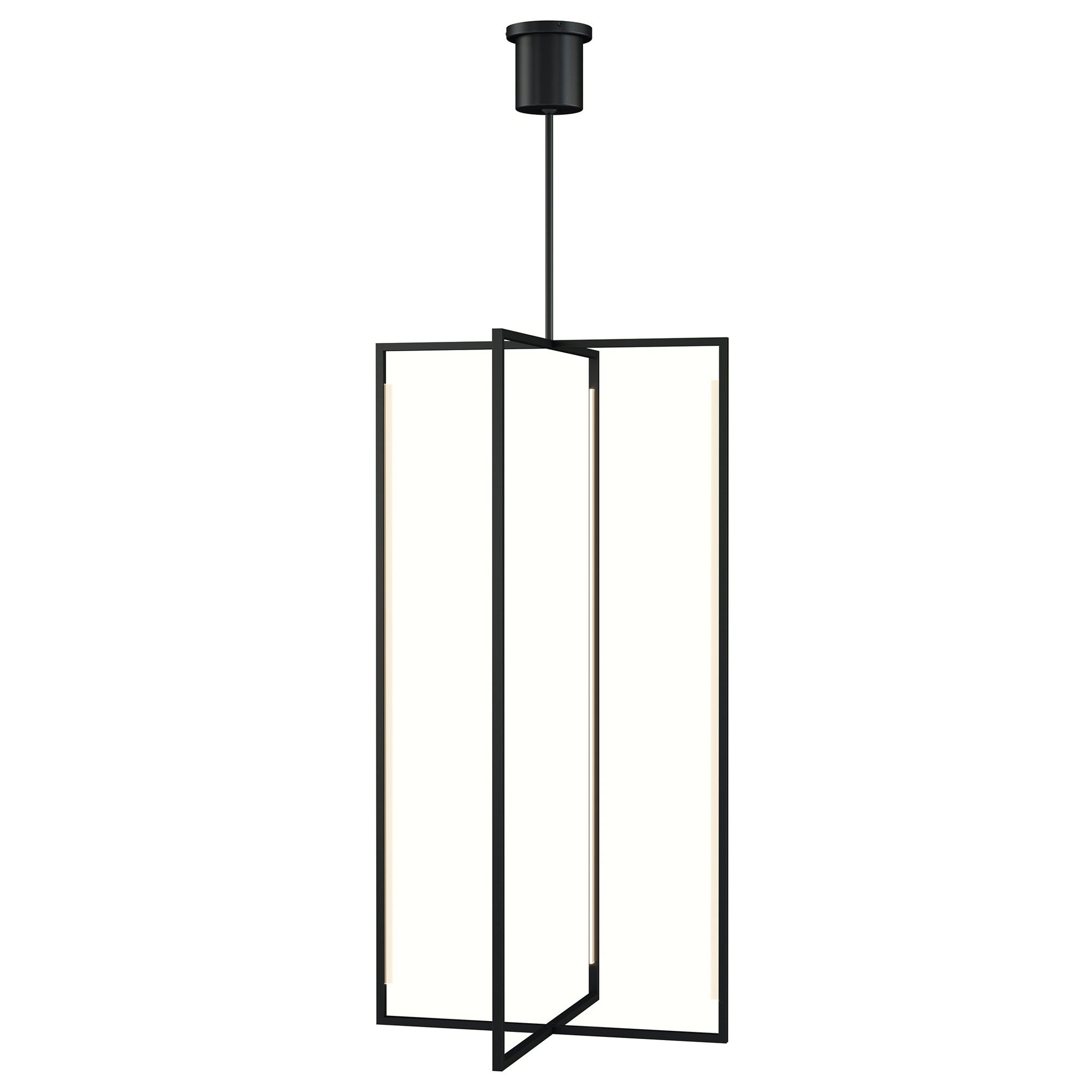 Visual Comfort Architectural 700TDKNW42B-LED930 Sean Lavin Kenway LED 28 inch Nightshade Black Pendant Ceiling Light, Integrated LED, 57W, 3000K