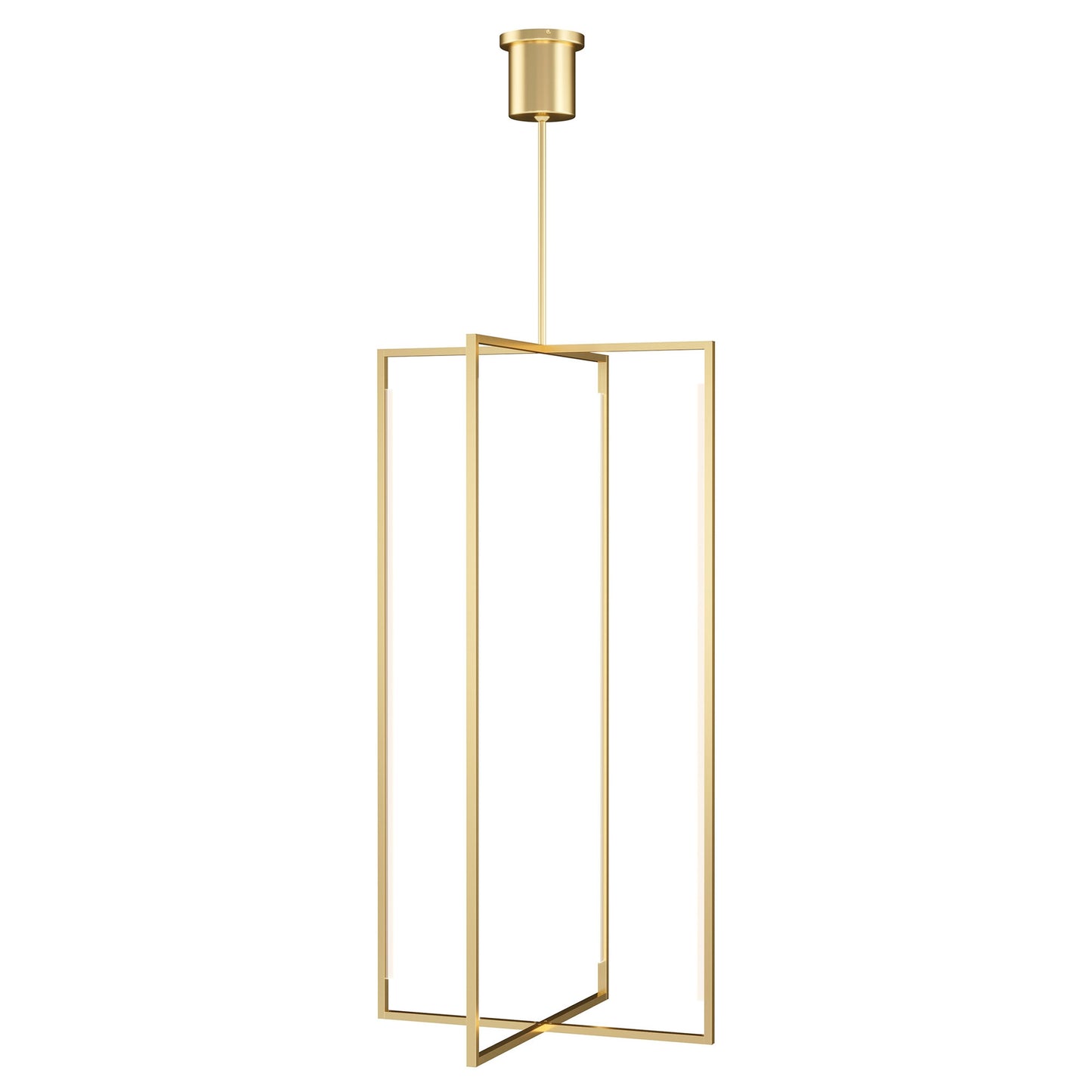 Visual Comfort Architectural 700TDKNW42NB-LED930 Sean Lavin Kenway LED 28 inch Natural Brass Pendant Ceiling Light, Integrated LED, 57W, 3000K