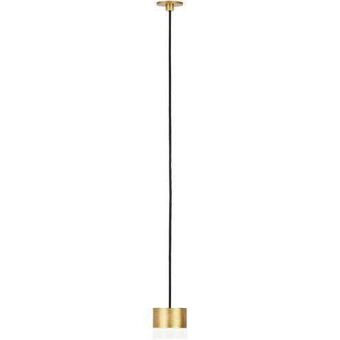Visual Comfort Architectural 700TRSPAGBL1PNB-LED930 Sean Lavin Gable LED Nightshade Black Pendant Ceiling Light, Integrated LED