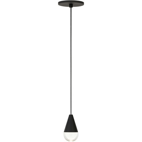 Visual Comfort Architectural 700TRSPCPA1RB-LED930 Sean Lavin Cupola LED Nightshade Black Pendant Ceiling Light, Integrated LED