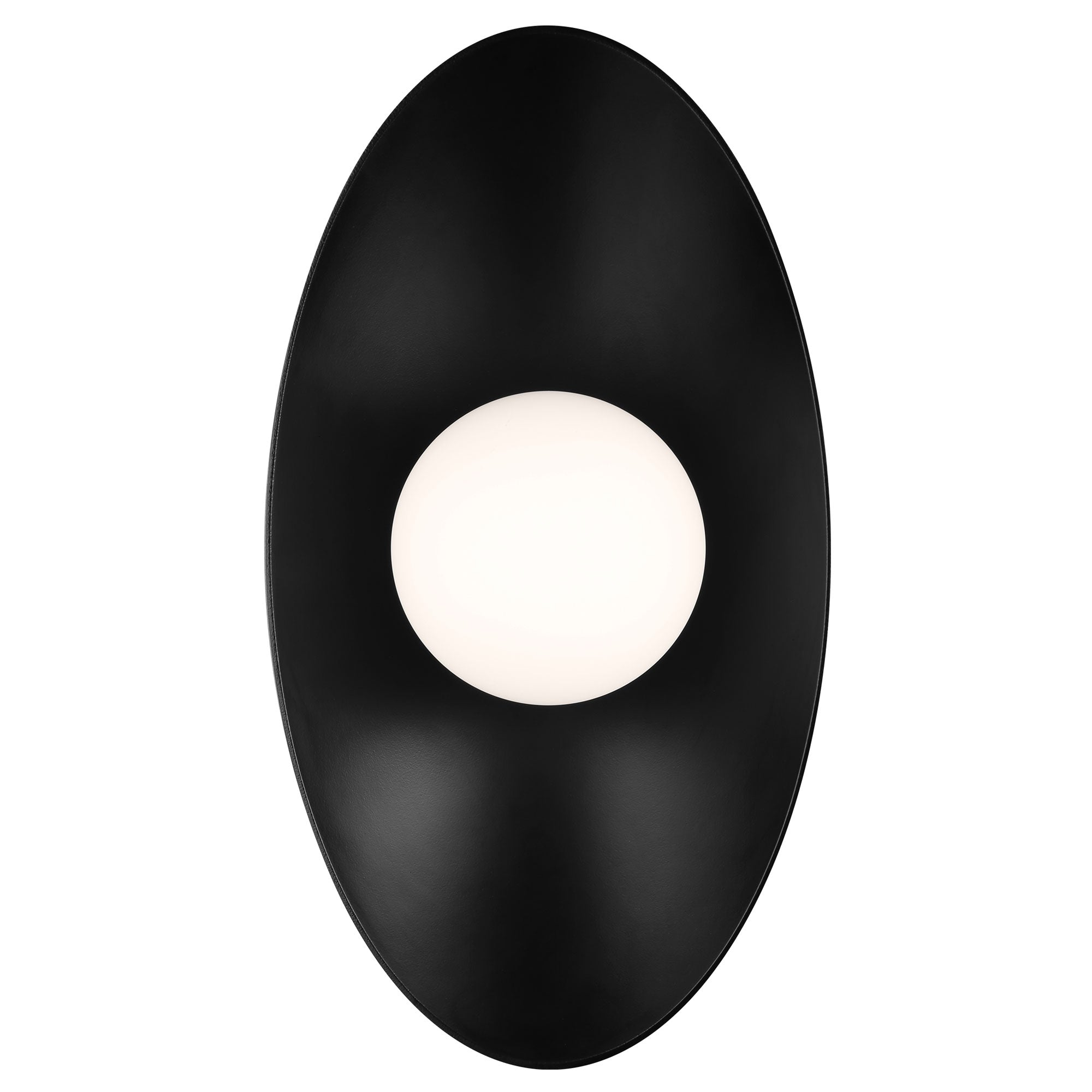 Visual Comfort Architectural 700WSJNI13BB-LED930 Sean Lavin Joni LED 4.5 inch MATTE BLACK / MATTE BLACK Wall Light, Integrated LED, 12.5W, 3000K