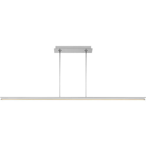 Visual Comfort Architectural 700LSSTG72PSS-LED927 Modern Mick De Giulio Stagger 1 Light 72 inch Polished Stainless Steel Linear Chandelier Ceiling Light