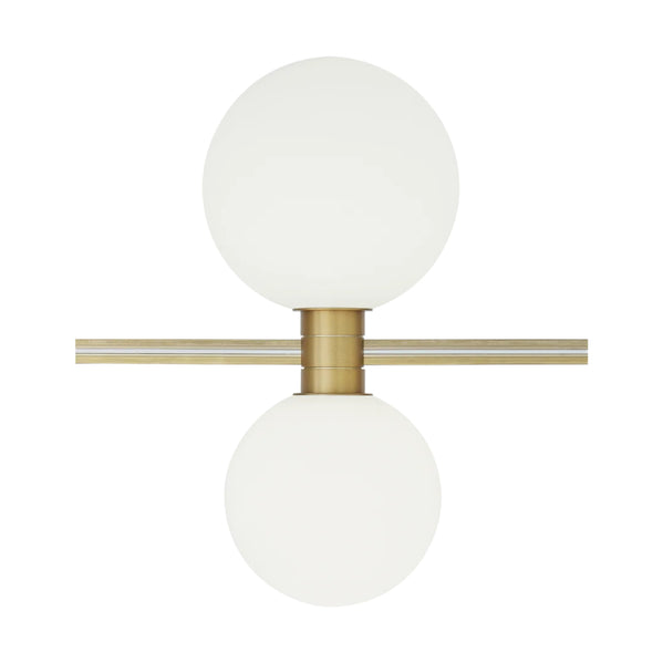 Visual Comfort Architectural 700MOORBSVR-LED930 LED Orb Head - Aged Brass - Vertical - 7.8W 3000K - 401 Lumens - CRI 90 - MonoRail Mount